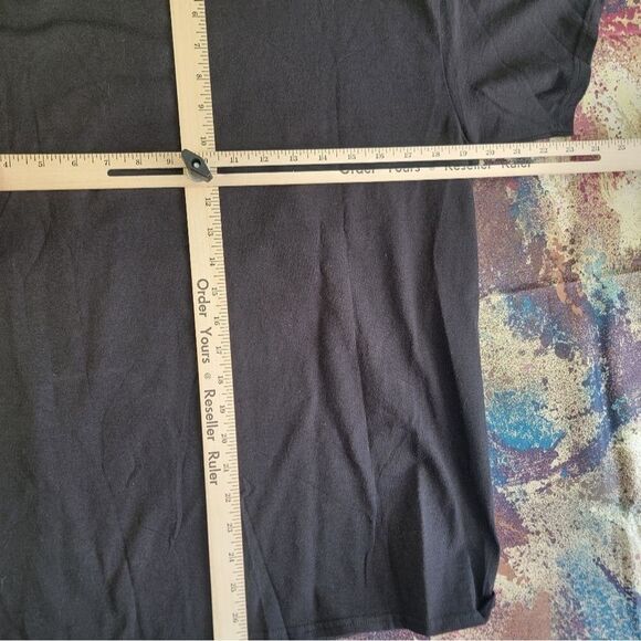 ODM Men T-Shirt Larg Black Cat Trio Hug Life Thug Gangster Graphic Crew Neck NWT - Picture 13 of 15